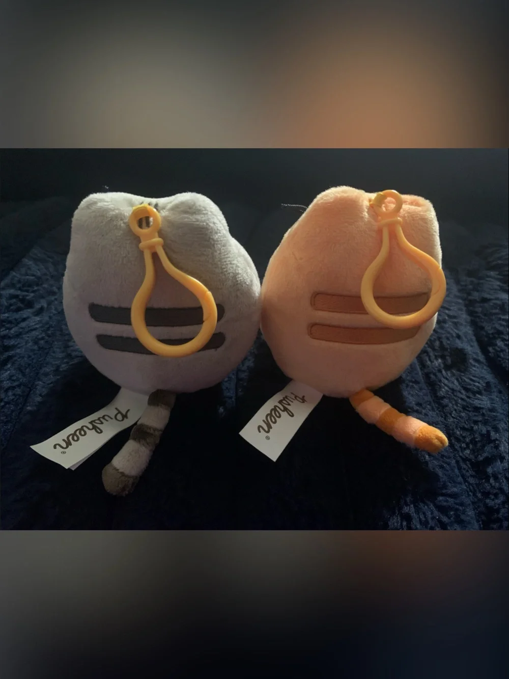 (TRADE ONLY) DO NOT BUY Pusheen Halloween Plush Pair - Orange and Light Gray